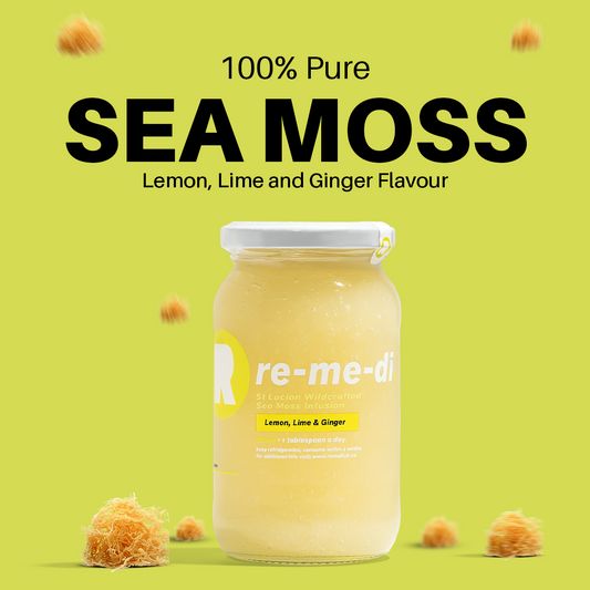 Lemon, Lime and Ginger Sea Moss Infusion (380ml)