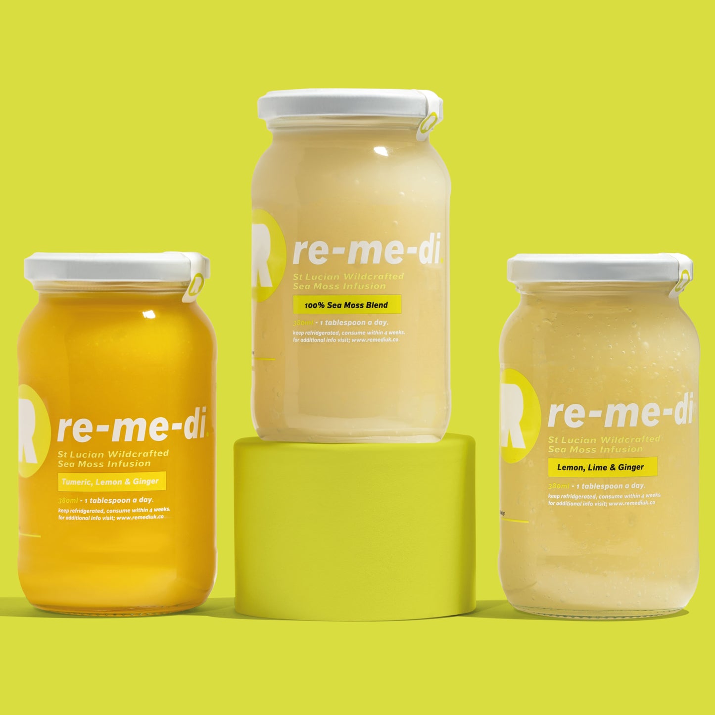 Re-me-di Sea Moss Gel Starter Kit (720ml)